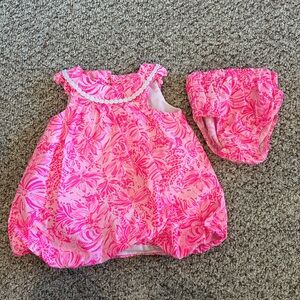 Lilly Pulitzer Bubble Dress And Diaper Cover